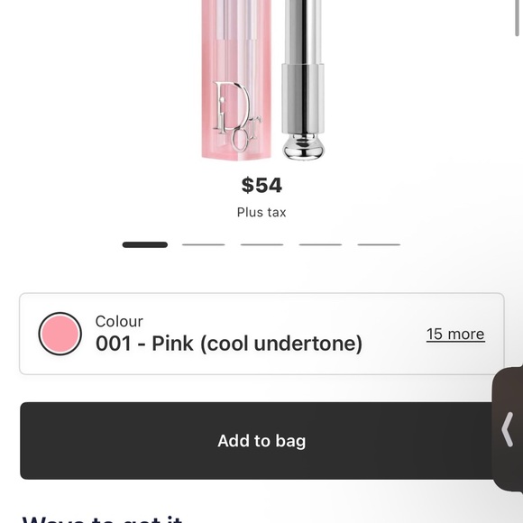 Dior lip glow 001 pink - Picture 1 of 1